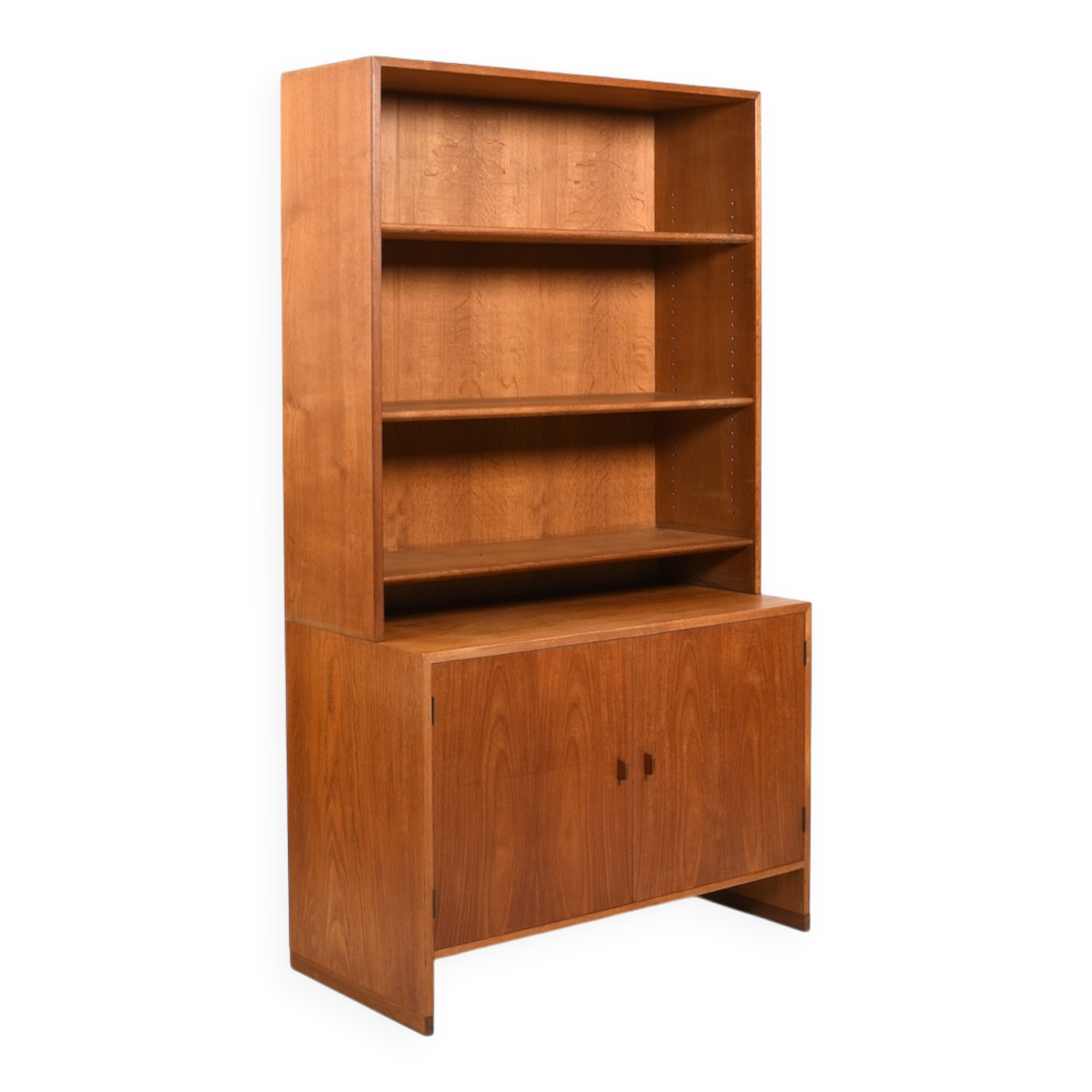 Bibliothèque-Armoire en Teck et Chêne Hans J. Wegner RY16