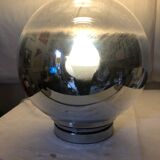 Silver glass ball lamp 1970