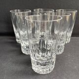 6 Baccarat wine goblets Spear service