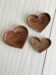 Set de 3 coupelles cœur en bois