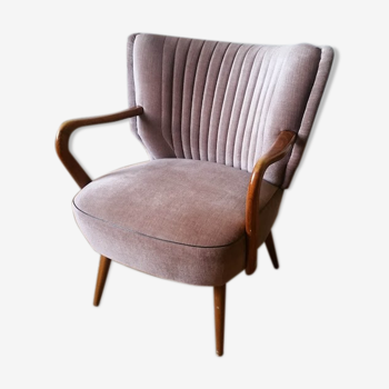 Chair vintage 50/60s beige pink