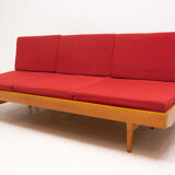 Canapé pliant du milieu du siècle, années 1960, Tchécoslovaquie