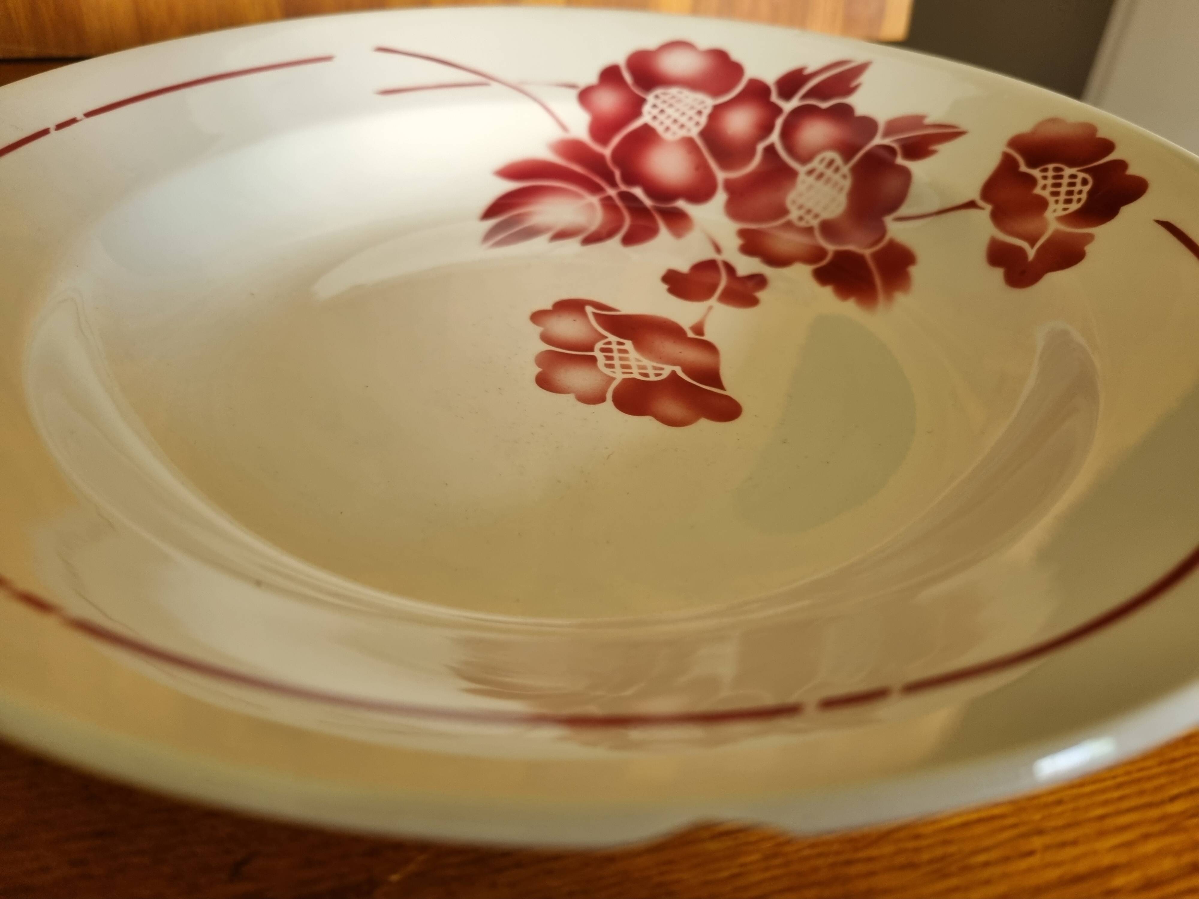 Hollow round dish Moulins des Loups Hamage Orchies