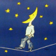 Old poster Trouville the night of the tightrope walkers Savignac 1985