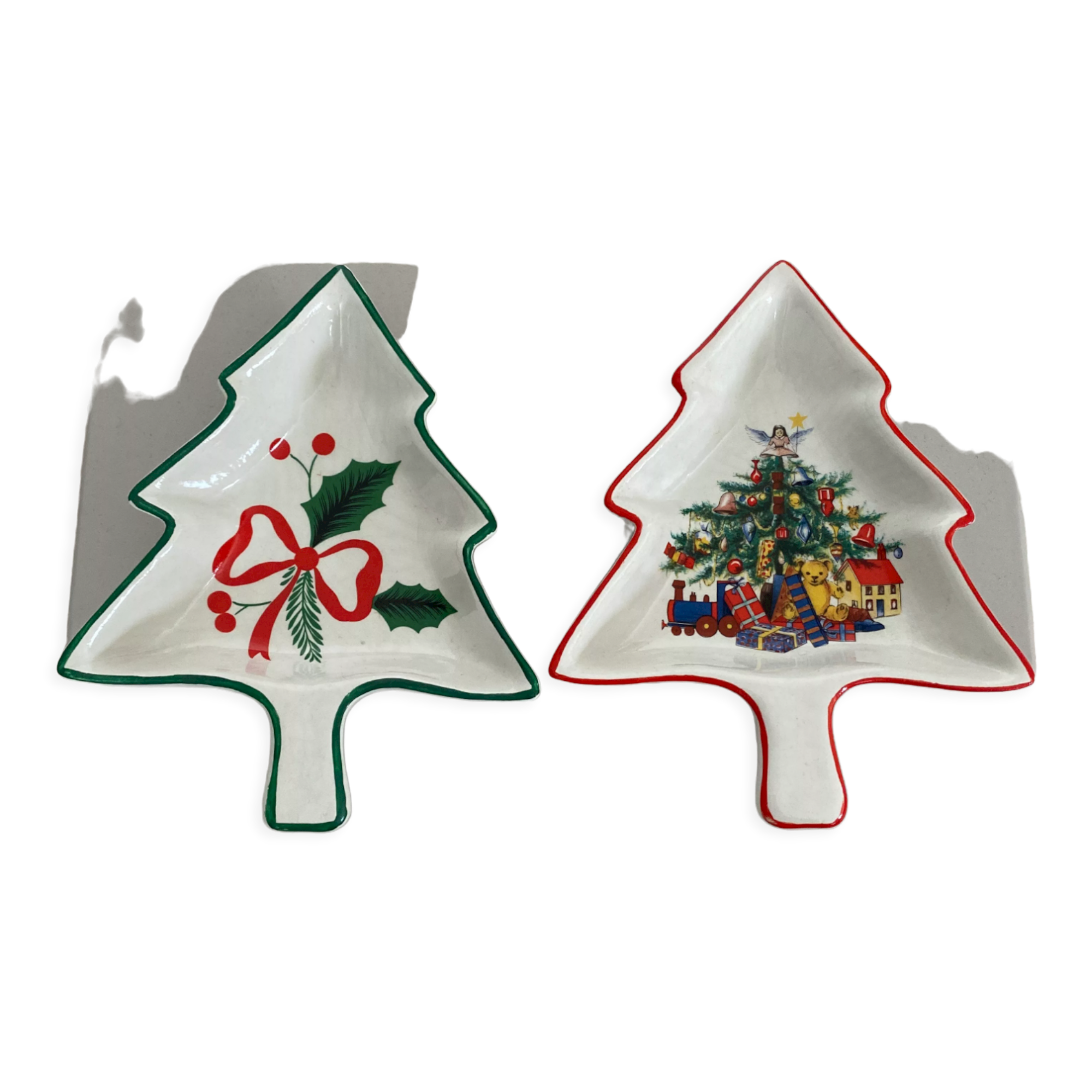 Christmas fir cups Lancel porcelain