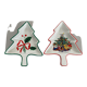 Christmas fir cups Lancel porcelain