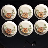 6 dessert plates