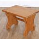 Vintage Scandinavian pine stool 1970s