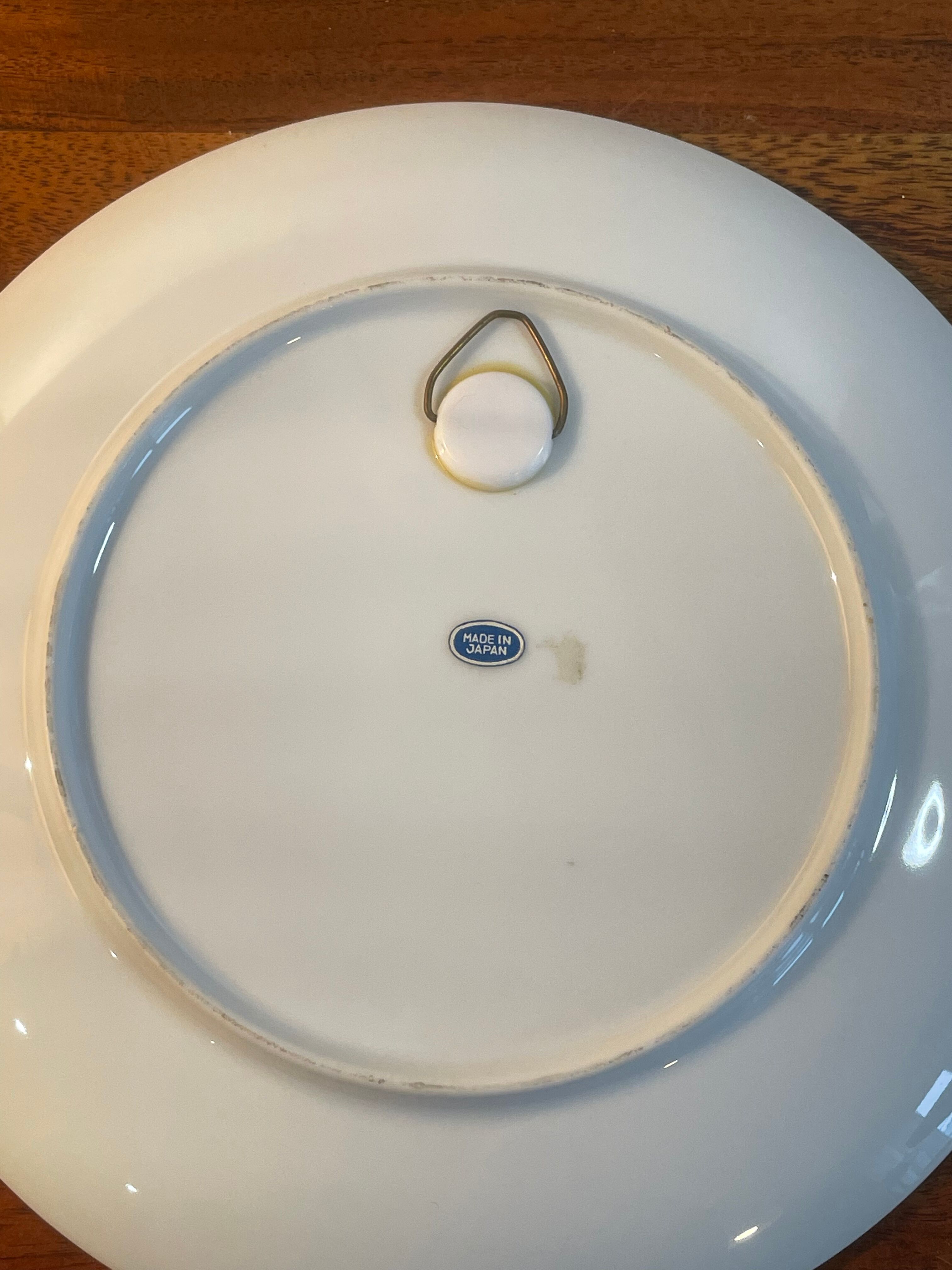 Decorative plate geisha Japan