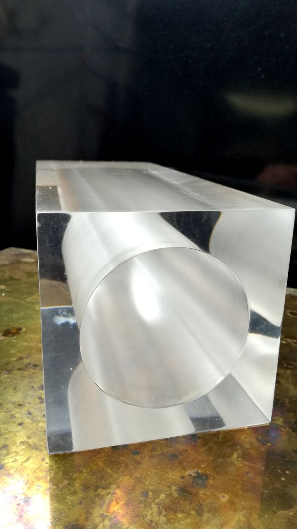 Vase plexiglas, 1970