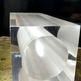 Plexiglas vase, 1970s