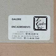 Tableau Georges Dussau (1947) engraving 6/99 embossed paper extreme imaginary