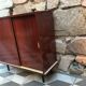 Doll cabinet 50s formica and varnished wood