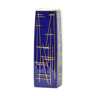 Cobalt blue vase