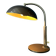 Vintage black Hala Busquet 144 desk lamp by Herman Busquet