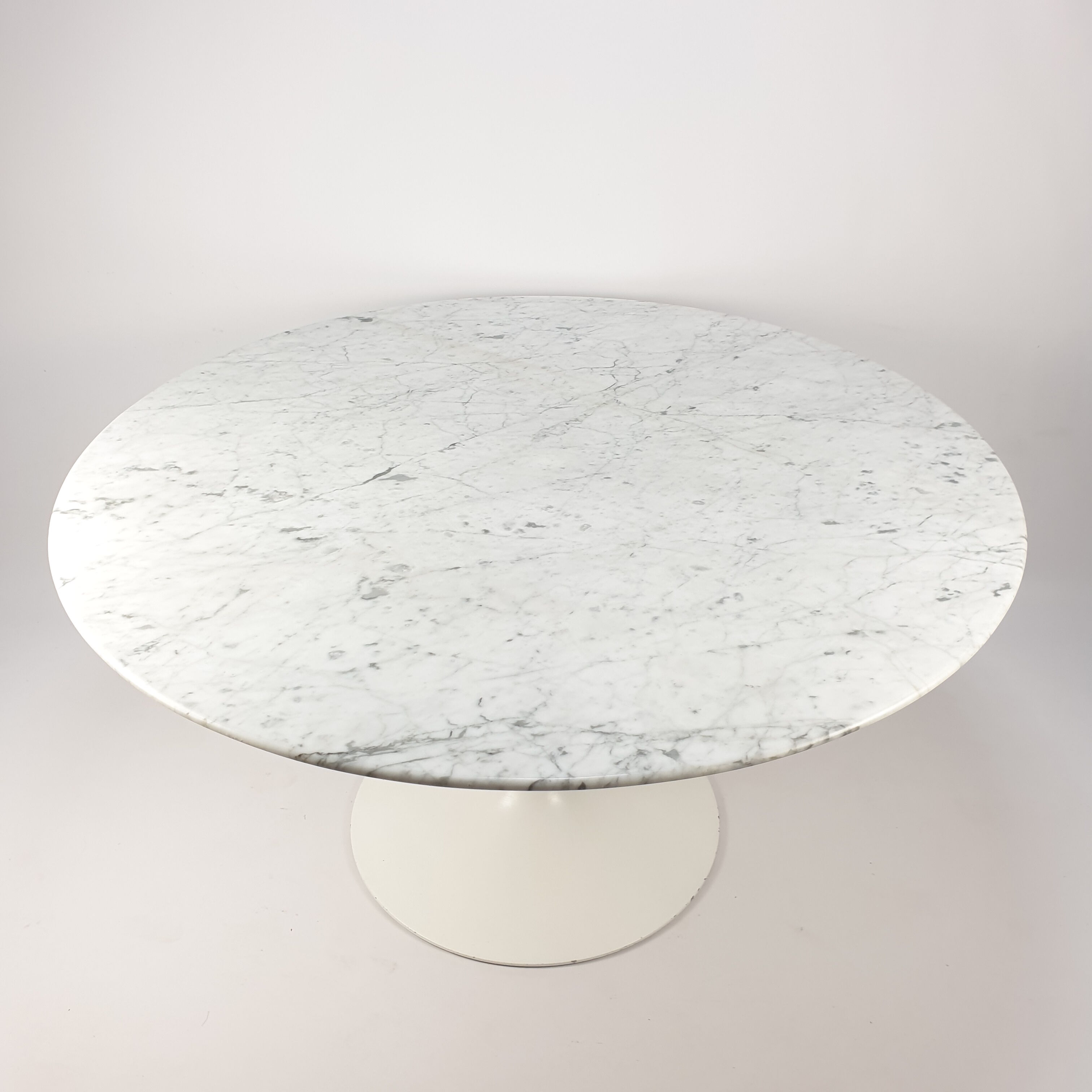 Table à manger en marbre par Eero Saarinen pour Knoll International, années 1970
