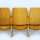 Chaises de cinéma vintage de Ton, années 1960, ensemble de 7
