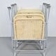 Mid-Century Tossa Wicker Folding Chairs by Hilbrant, Italy, 1960s, Set of 4