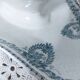 Rare and very pretty old Longwy St Cyr SFNGR sauce boat, France