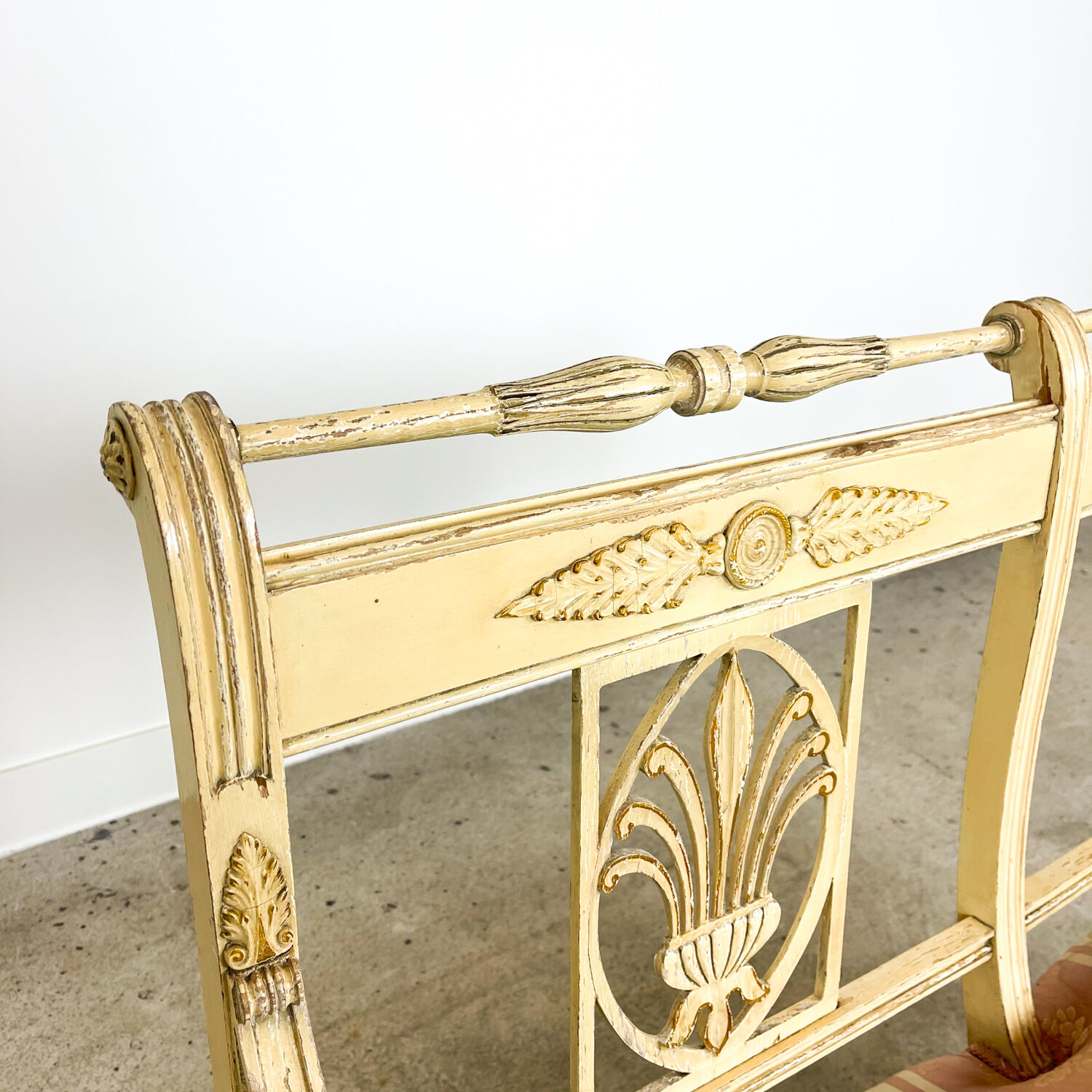 Antique french louis XVI style two seater sofa