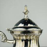 Vintage silver-plated coffee pot by Royal Sheffield, England, 1950s.
