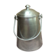 Old milk jar, aluminum cream tournus 1.5 l.