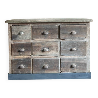 Ancien meuble de métier, commode