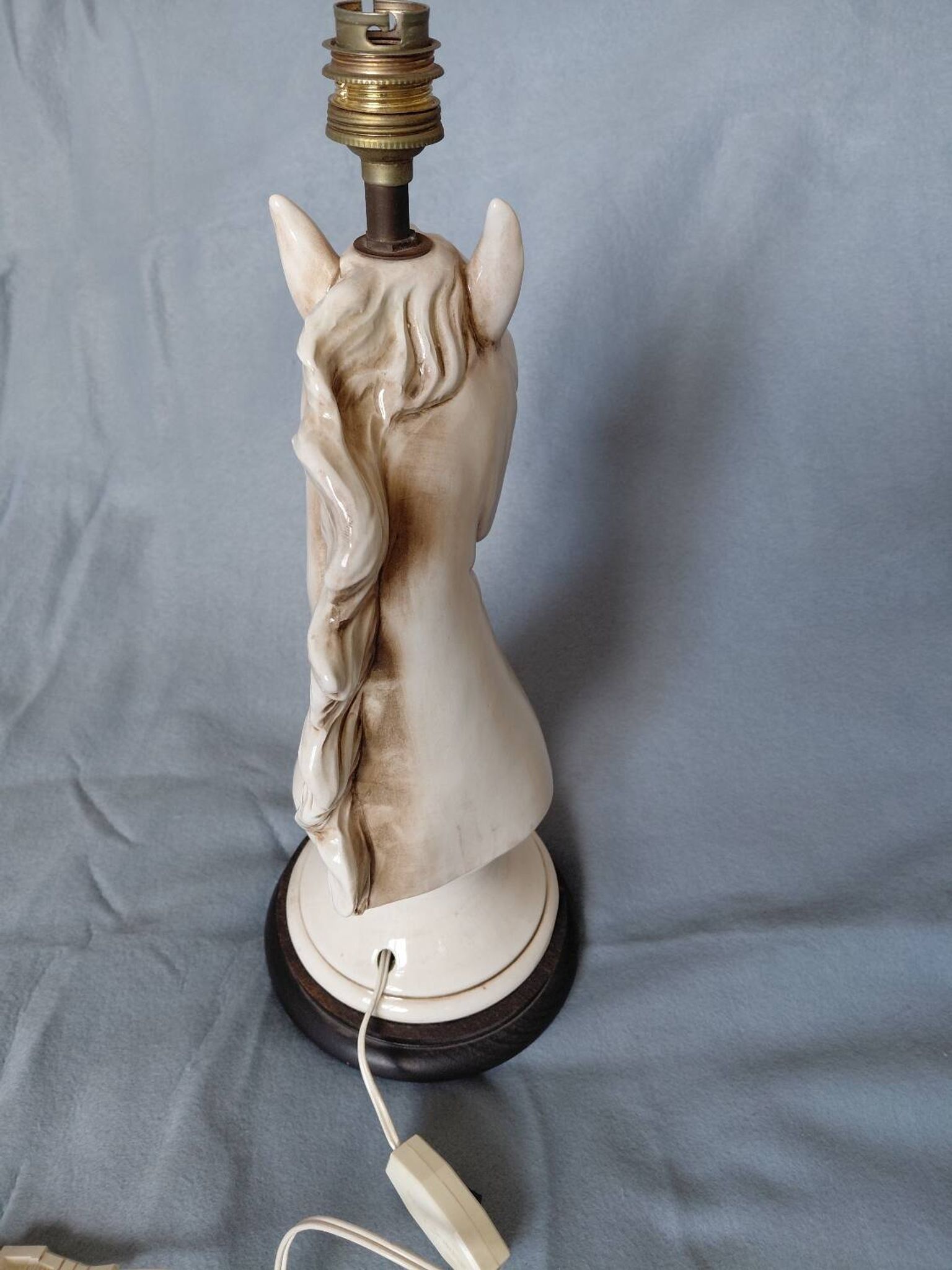Horse lamp 1970 in ceramic