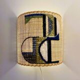Vintage abstract design wall light