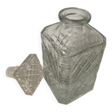 Carafe à whisky en verre ciselé