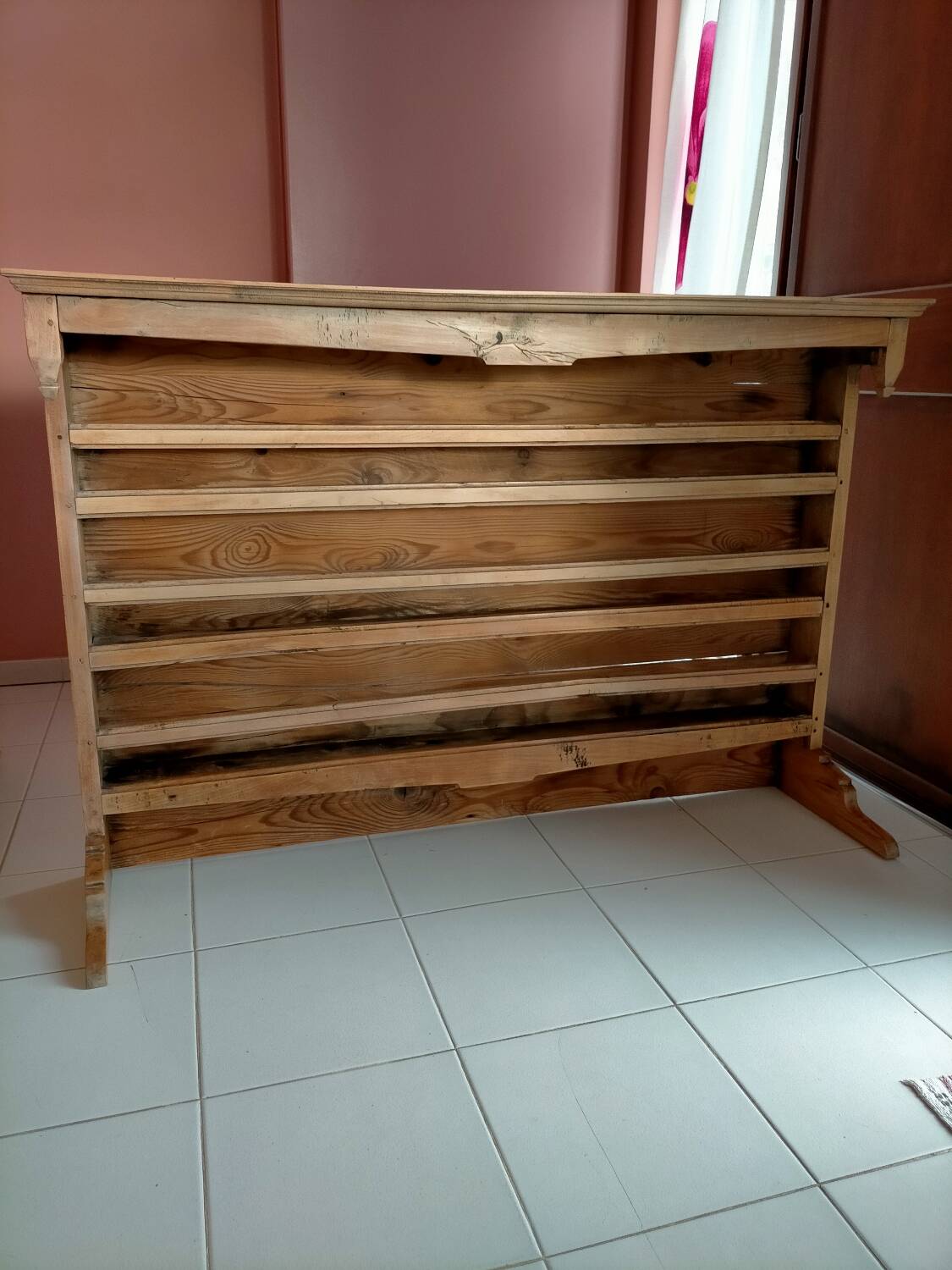 Antique walnut sideboard