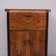 Art Deco furniture in burl wood from the 1920s, Netherlands.