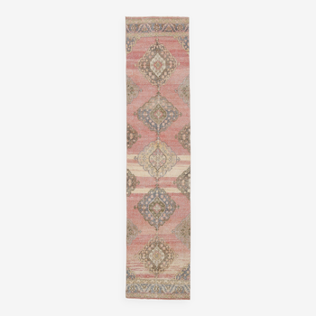 3x12 Turkish Vintage Runner Rug, 86x376Cm