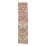 Tapis de course turc vintage 3x12, 86x376Cm