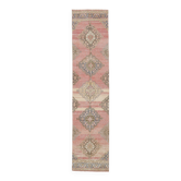 Tapis de course turc vintage 3x12, 86x376Cm