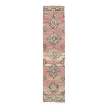 3x12 Turkish Vintage Runner Rug, 86x376Cm