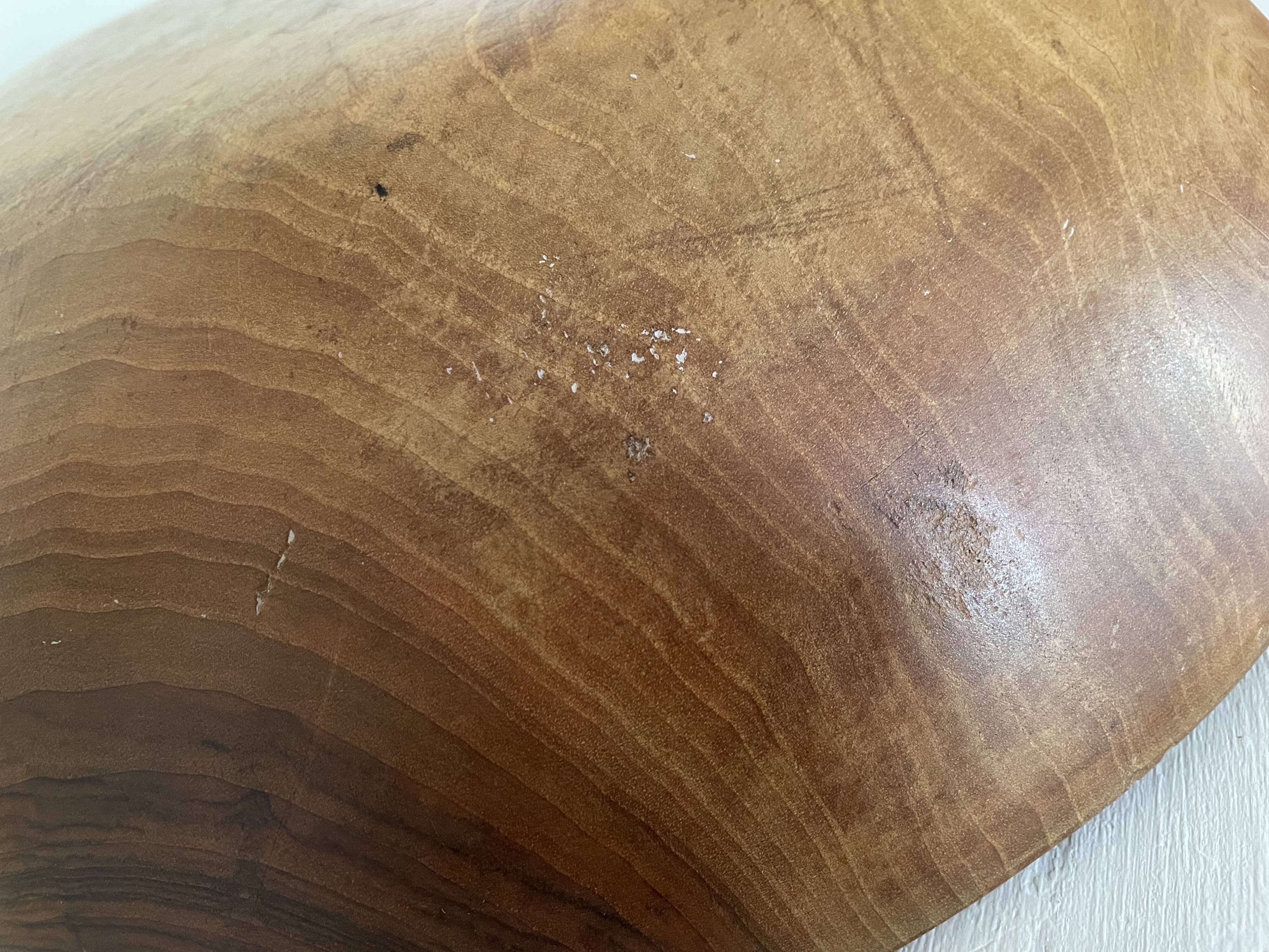 Solid wood fruit basket