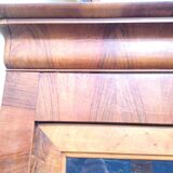 Louis Philippe blond walnut bookcase