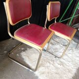 Pair of Cesca B32 chairs by Marcel Breuer