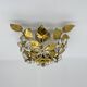 Mid-century design banci style ceiling lamp crystal flower , 1970sMid-centu