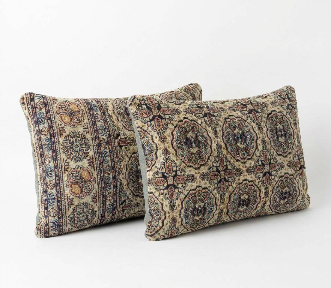 Set of 2 vintage Turkish cushion covers 41x61 cm