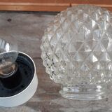 Wall light 1970 chiseled glass