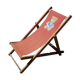 Chaise longue enfant vintage