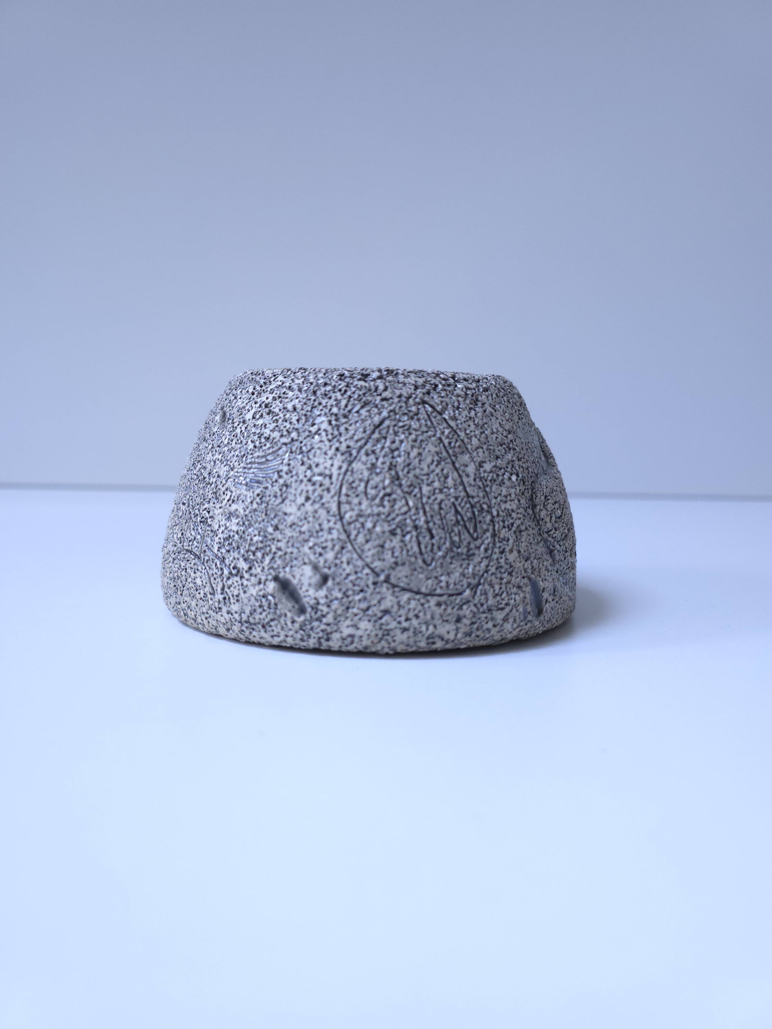 Empty pocket Francis Triay ceramic rock art 1960
