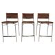 Tito Agnoli - Set of three bar stools "Miss B", Italy, 1997