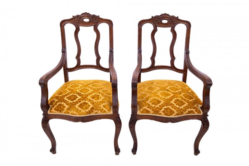 Pair of antique armchairs, France, circa 1900. After restoration.