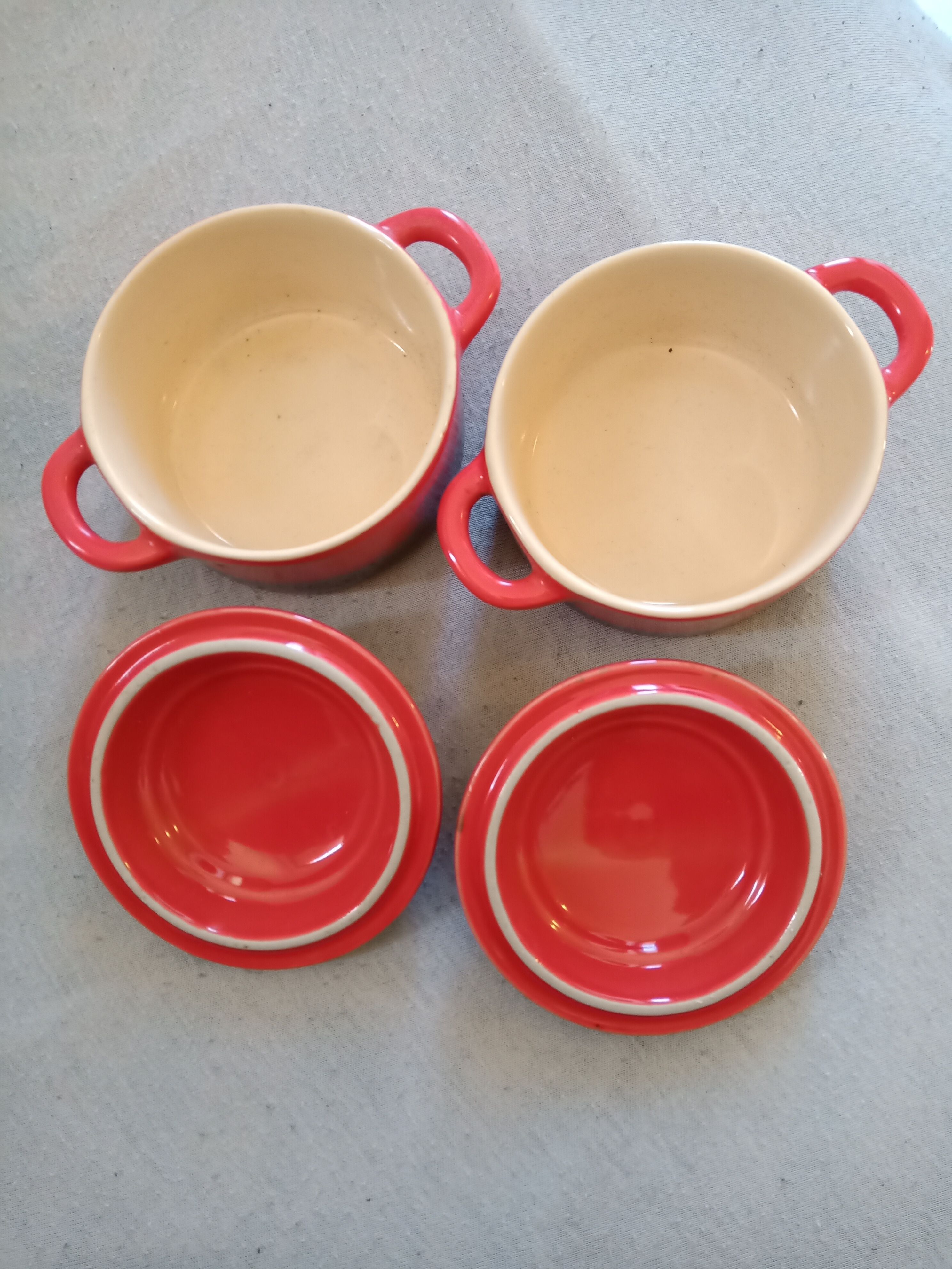 Two stoneware casseroles - maïte