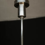 Art Deco or Bauhaus Nickel-plated 4-flamming chandelier, 1920s