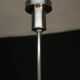 Art Deco or Bauhaus Nickel-plated 4-flamming chandelier, 1920s
