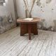 Constructivist gueridon 1950 mahogany